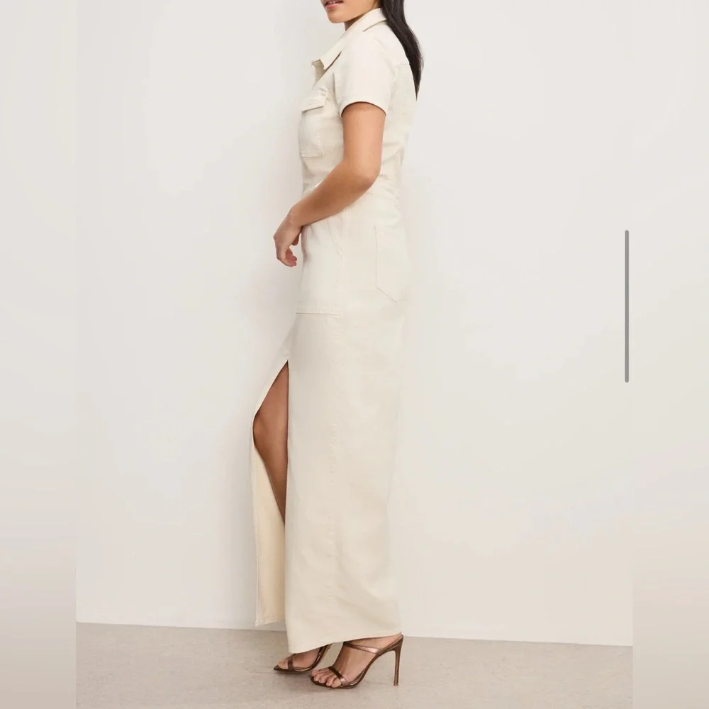 NWT Good American Fit for Success Maxi Dress - Large - Picture 6 of 6